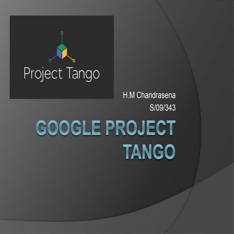 Google project tango - Giving mobile devices a human scale understanding of s...