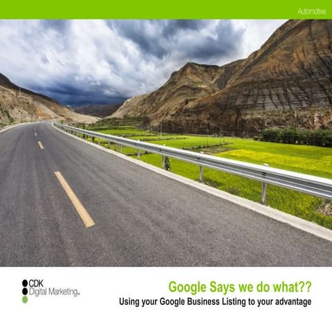 Claim your Google Business Listing