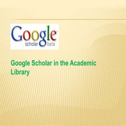 Google Scholar