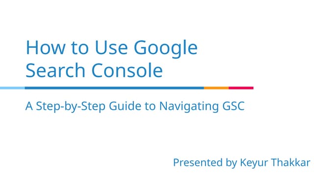 Maximize Business Growth with Google Search Console