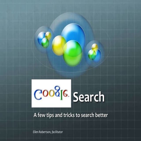 Google search tips