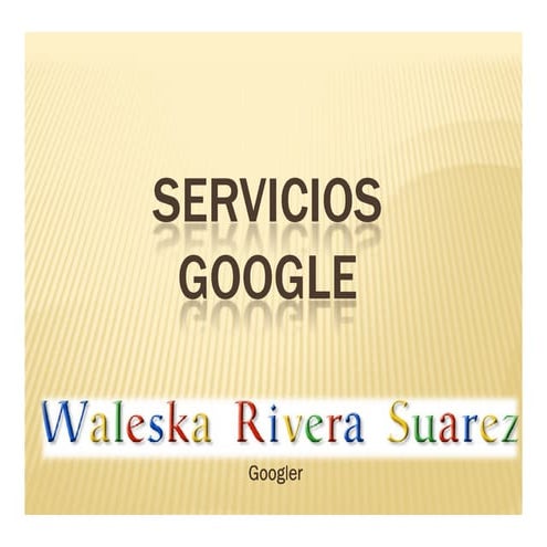 Google servicios