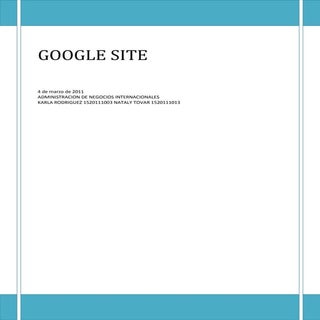 Google site