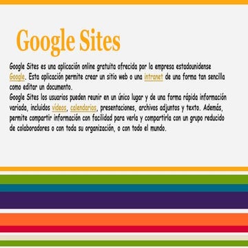 Google sites