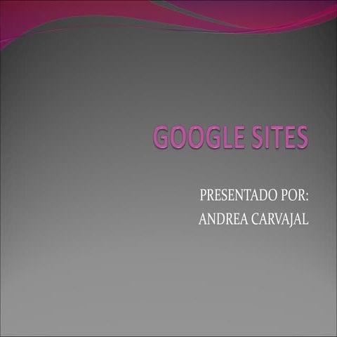 Google sites