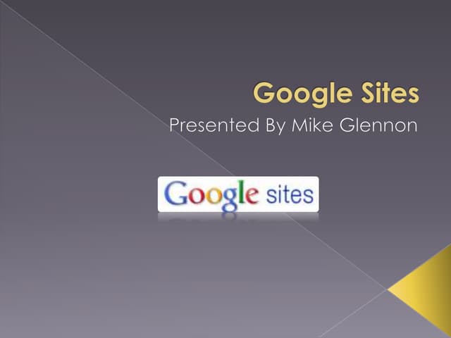 Google Sites Tutorial