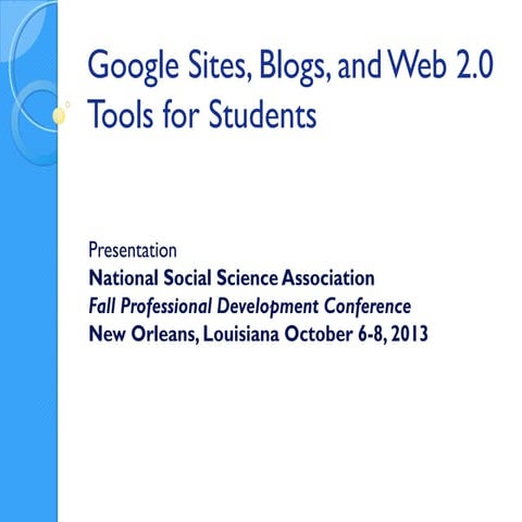 Google sites blogs web 2 0  update Oct 8