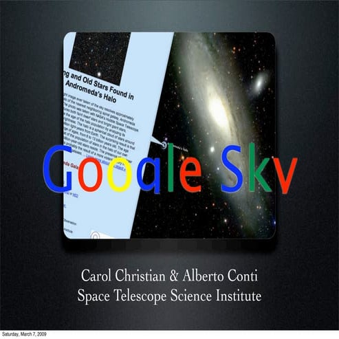 Google Sky At GSFC