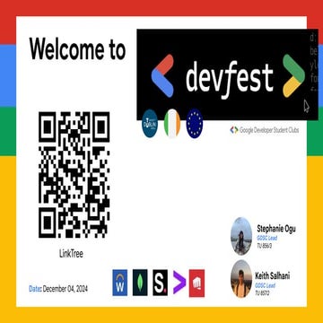 TU Dublin GDSC DevFest 2023 presentation