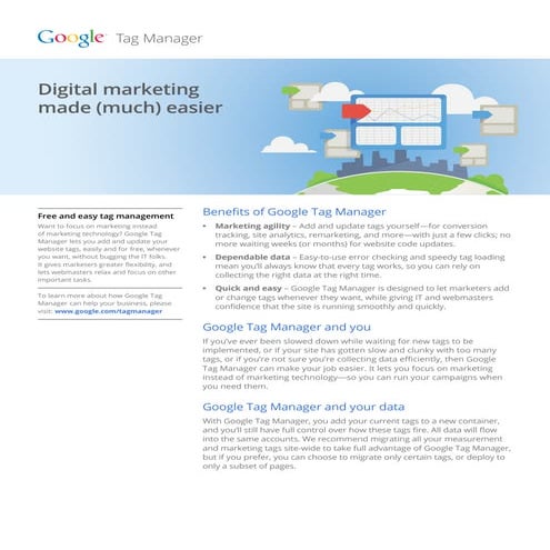 Google Tag Manager Factsheet | PDF