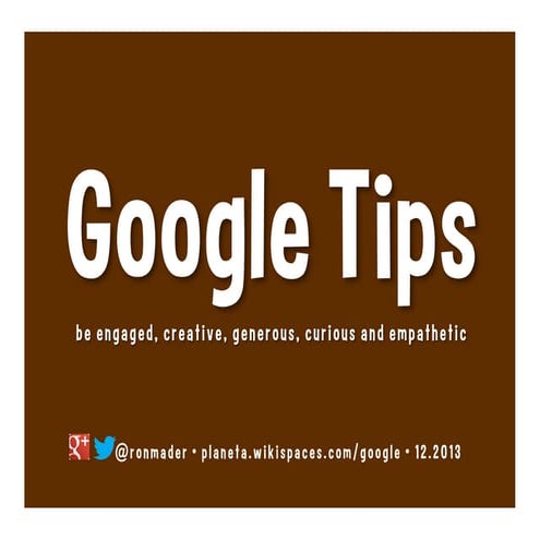 Google Tips