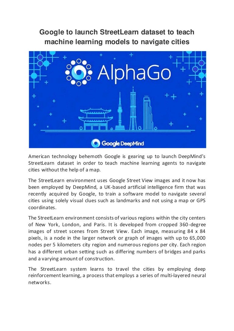 Google Dataset For Machine Learning 2025