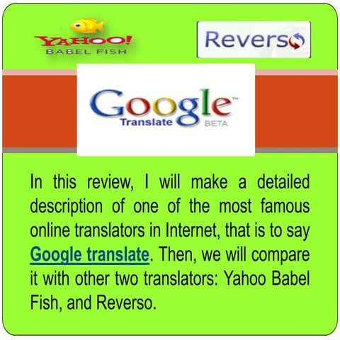 Google translator
