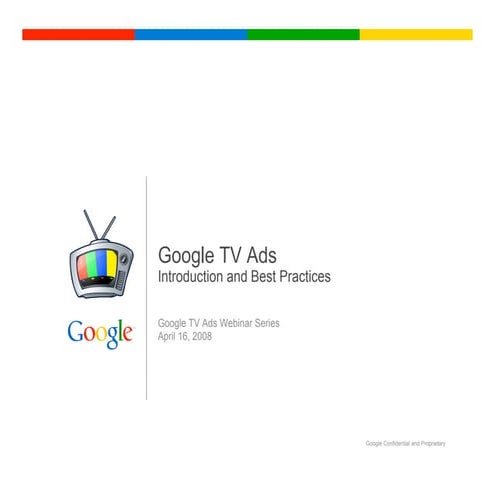Google Tv Ads Webinar