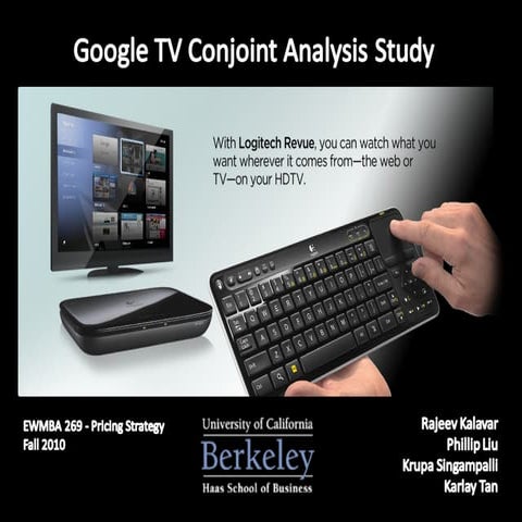 Google TV Conjoint Analysis Study