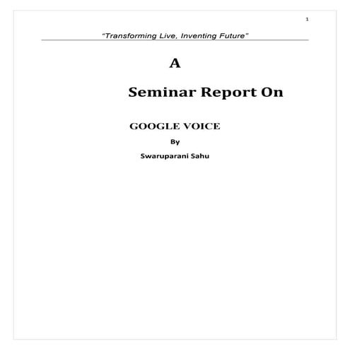 Google voice 