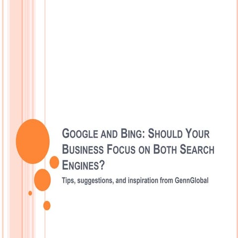 Google Vs Bing - GennGlobal