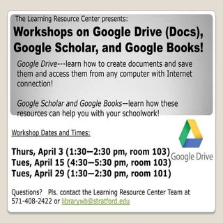 Google workshop q2 2014