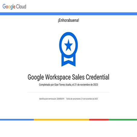 Google Workspace Sales Credential Agencia Marketing Branding | PDF