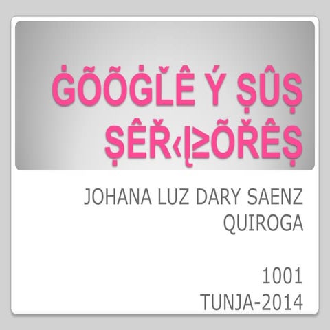 Google y sus servidores