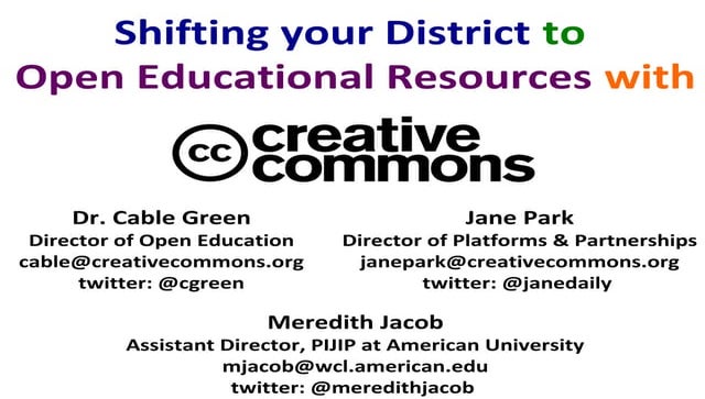 #GoOpen with Creative Commons