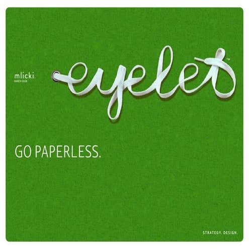 Encouraging Paperless Adoption in Financial Services