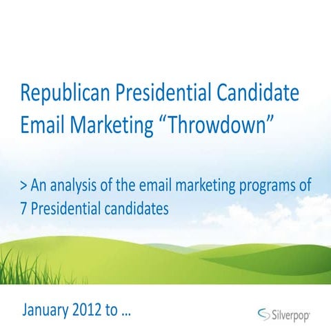 GOP Candidate Email Marketing Analysis