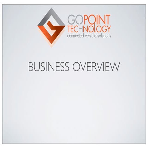 GoPoint Technology Business Overview