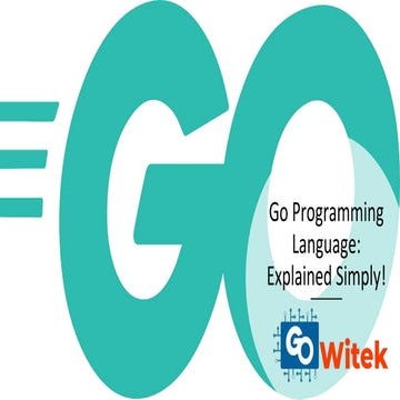 Go programming language | PPT