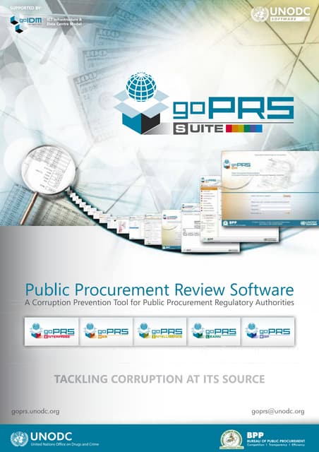 goPRS Suite - Preventing Public Procurement Corruption - Prevenir la corrupti...