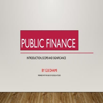Introduction, Importance and Scope of Public FInance.pptx