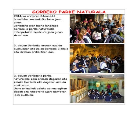 GORBEAKO PARKE NATURALA