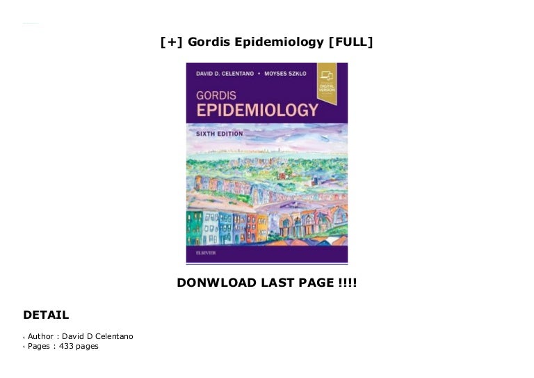 Gordis Epidemiology [FULL]