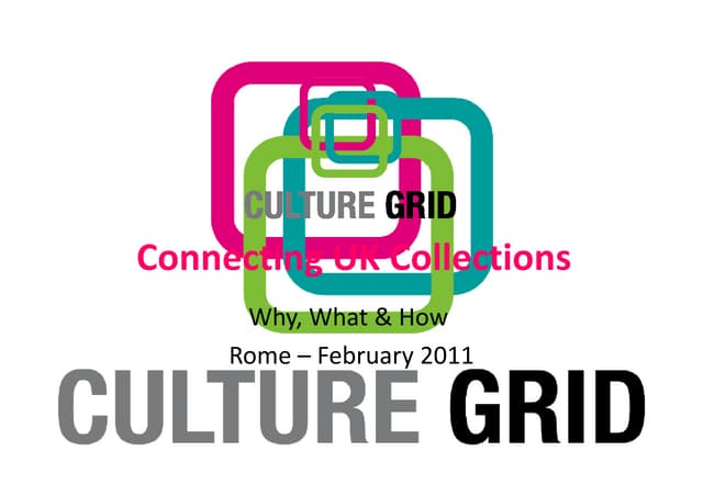 Culture GRID - Connecting UK Collections