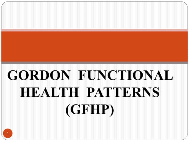 Gordons 11 functional health patterns DOC