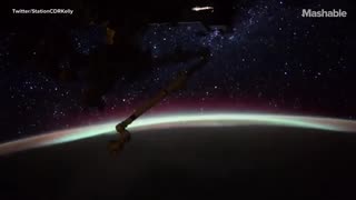 Gorgeous Auroras Dazzle Astronauts in Space