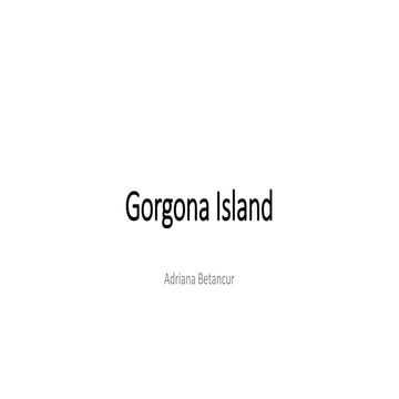 Gorgona islandpres