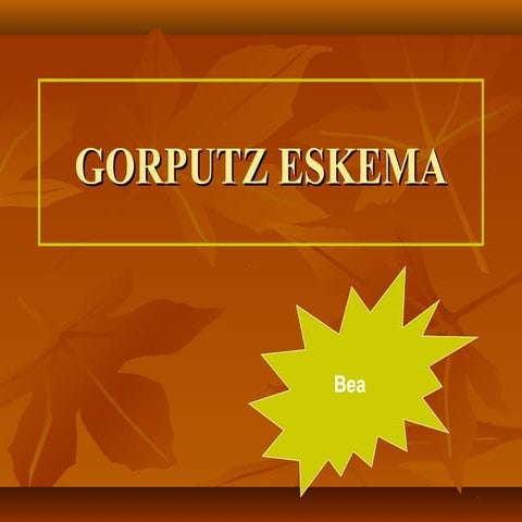 Gorputz eskema | PPT