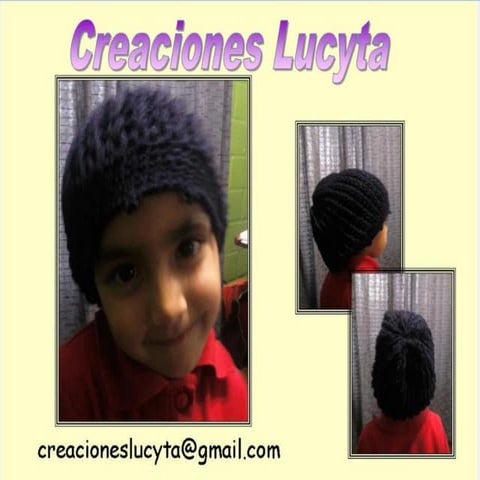 Gorro tejido en telar