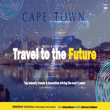 Travel to the Futute- Top industry trends & innovation driving the next 5 years