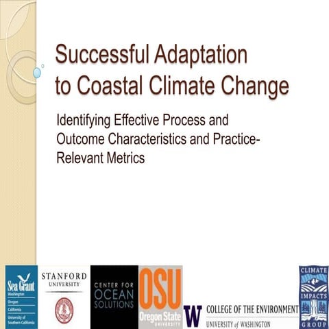 Successful Adaptation to Coastal Climate Change