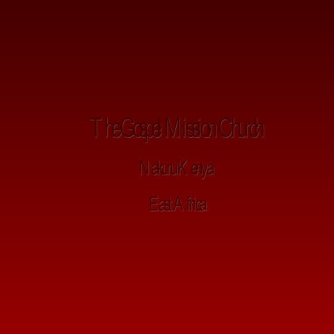 Gospelmissionpresent