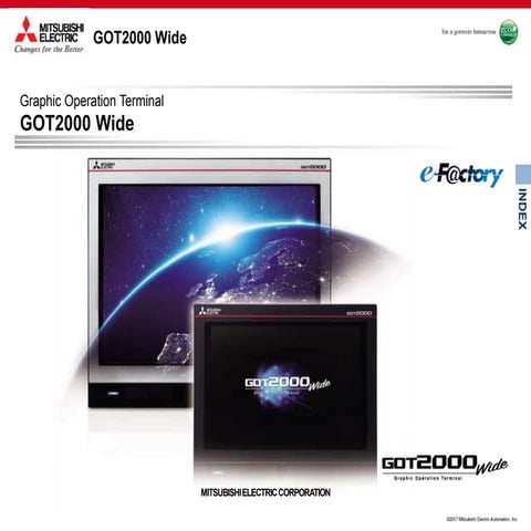 GOT2000 Wide Screen HMI Specifications