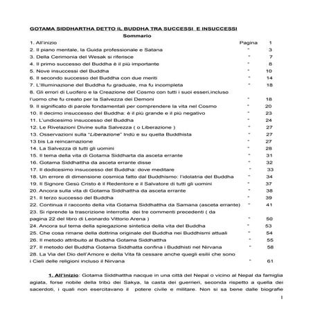 060 - Gotama Siddhartha detto il Buddha, tra successi e insuccessi