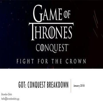 Game of Thrones: Conquest - Tear Down