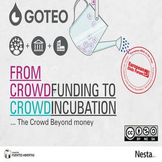 Crowdfunding Beyond money: sharing ...