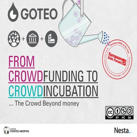 Crowdfunding Beyond money: sharing Goteo’s challenges with Nesta