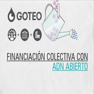 Goteo cc by-nc-sa