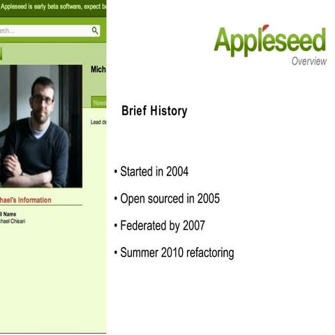 Appleseed Social Networking