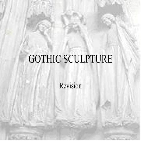 Gothic Sculpture